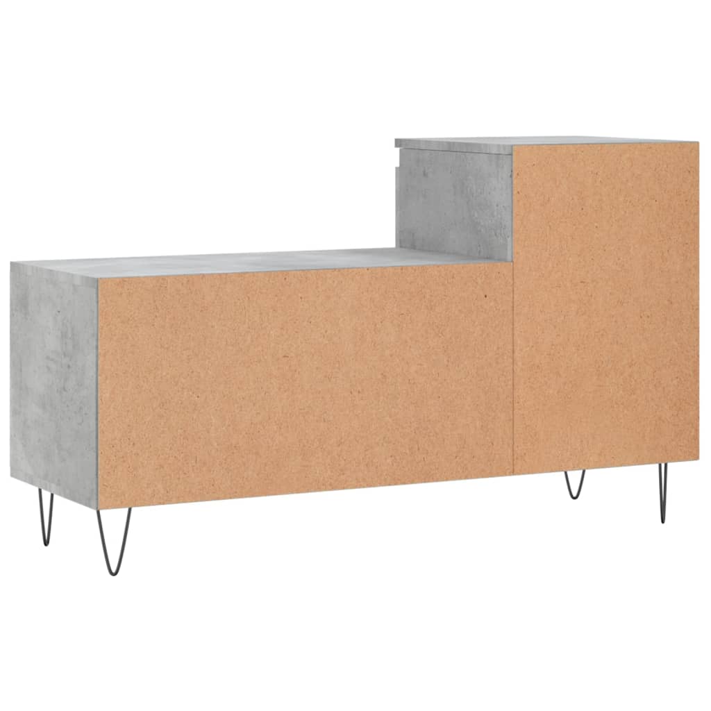 Schuhregal 102X36X60 Cm Holzwerkstoff Betongrau