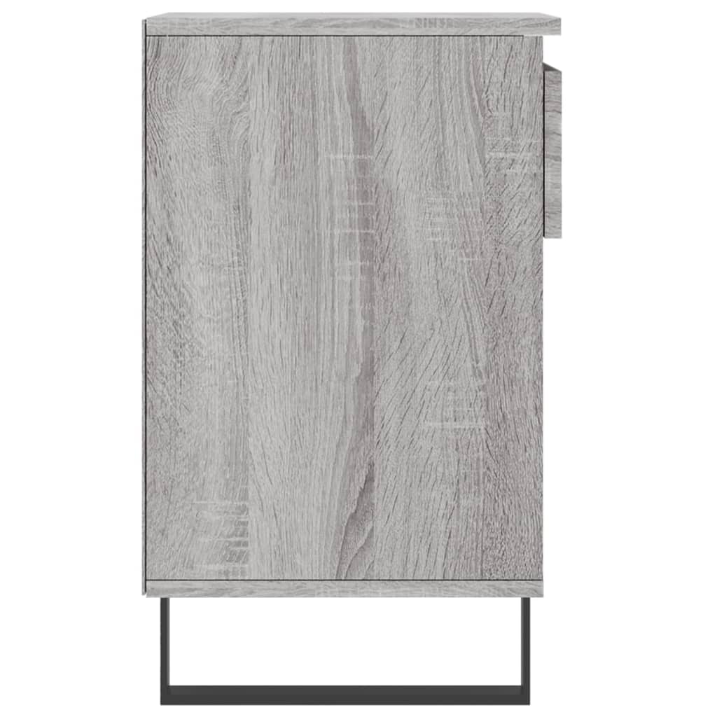 Schuhregal 102X36X60 Cm Holzwerkstoff Grau Sonoma