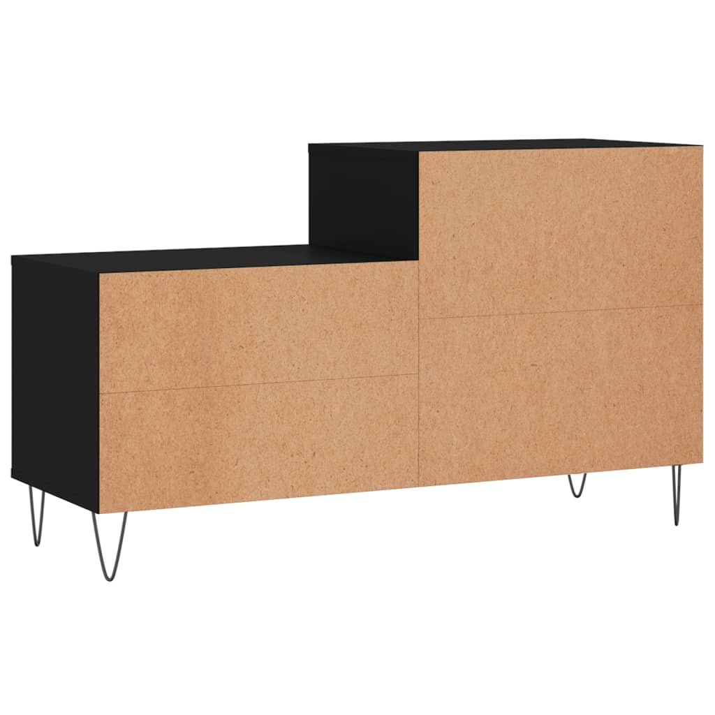 Schuhregal 102X36X60 Cm Holzwerkstoff Schwarz