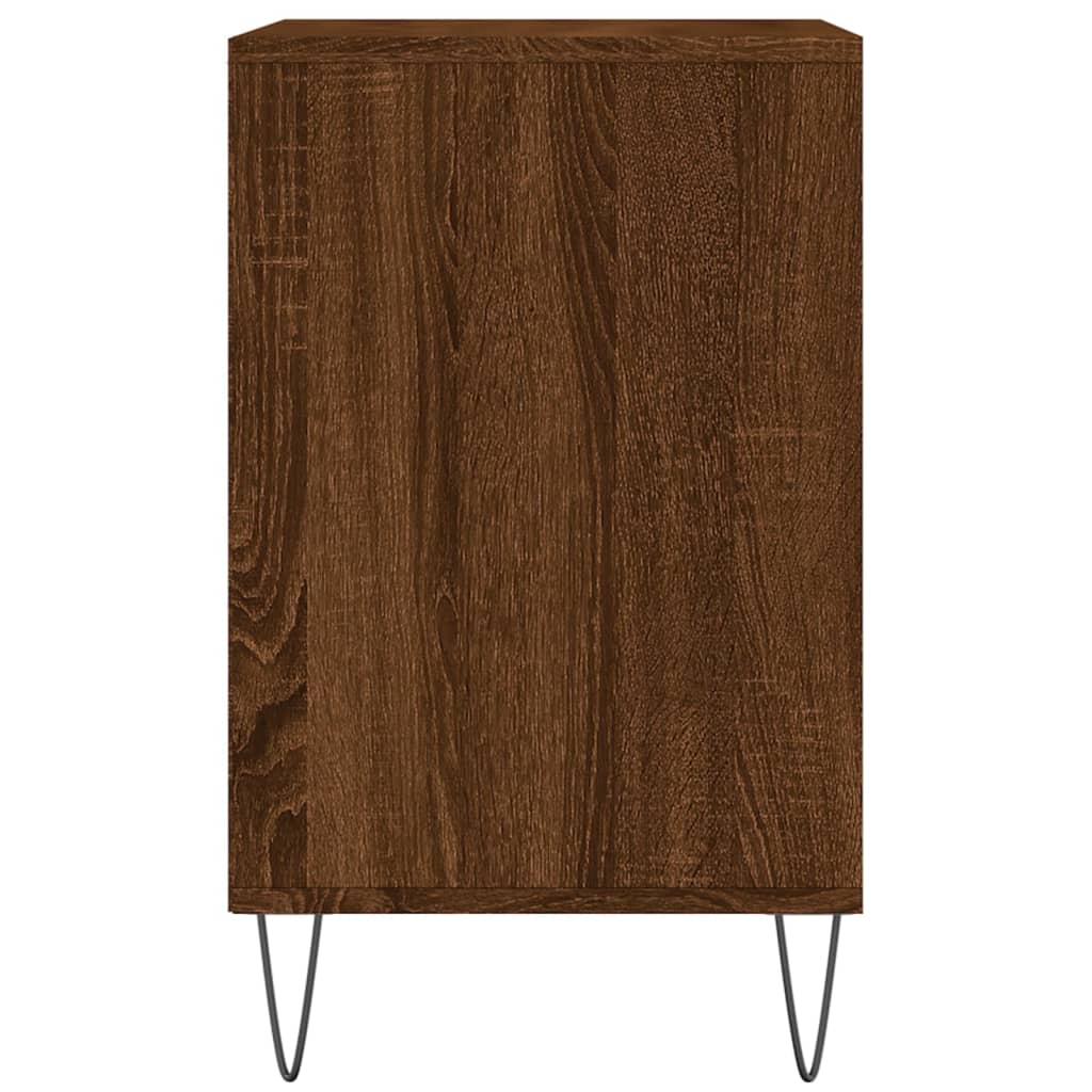 Schuhregal Braun Eichen-Optik 102X36X60 Cm Holzwerkstoff Braune Eiche