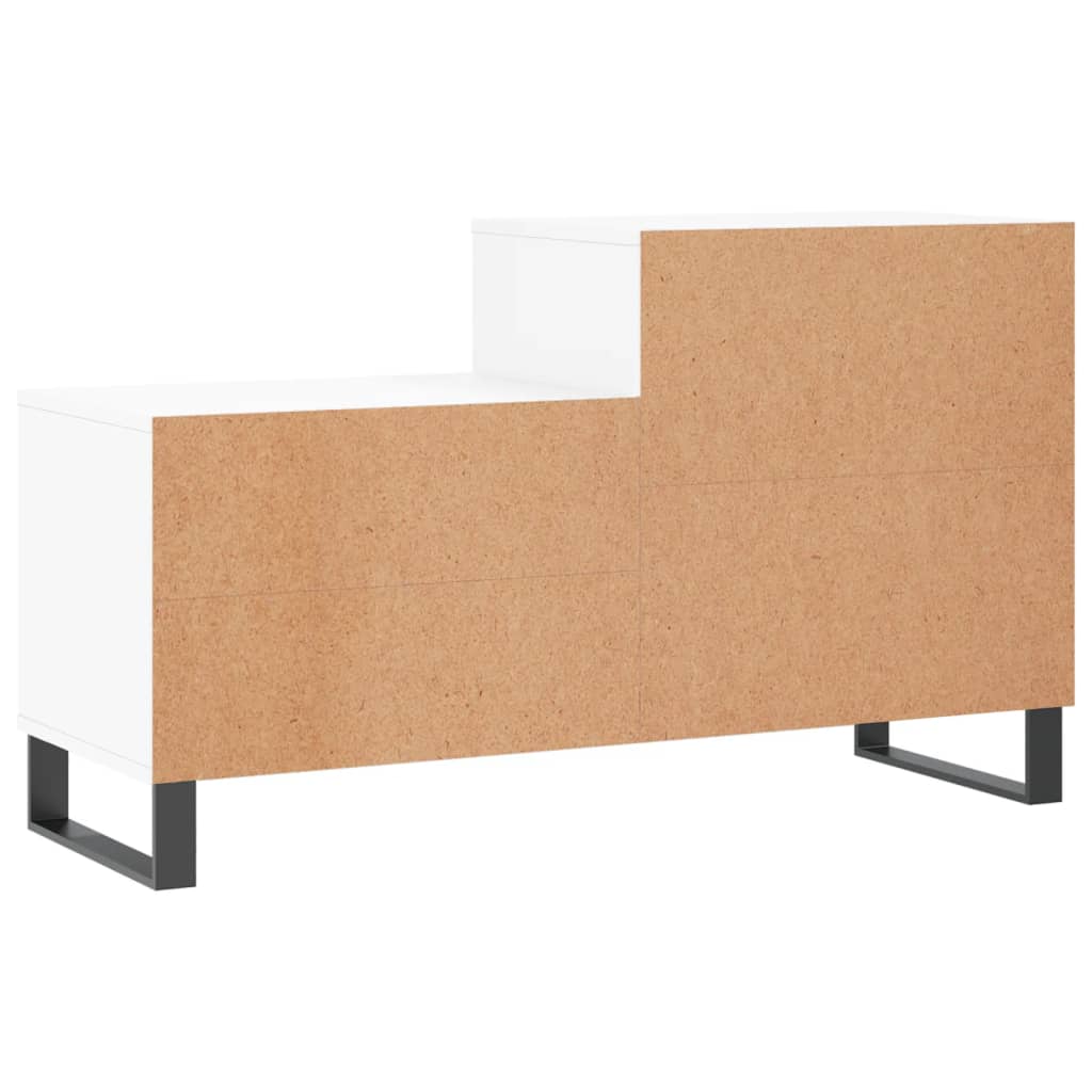 Schuhregal 102X36X60 Cm Holzwerkstoff Weiß