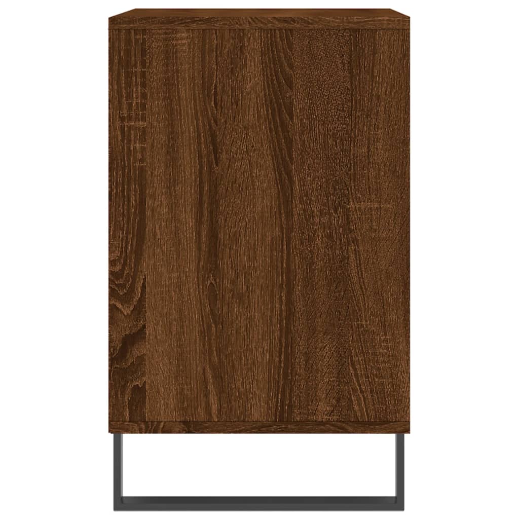 Schuhregal Braun Eichen-Optik 102X36X60 Cm Holzwerkstoff Braune Eiche