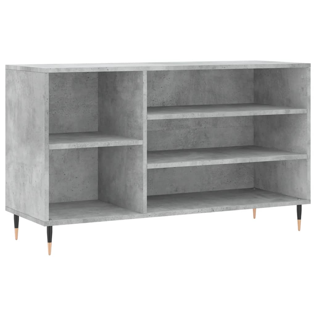 Schuhregal 102X36X60 Cm Holzwerkstoff Betongrau
