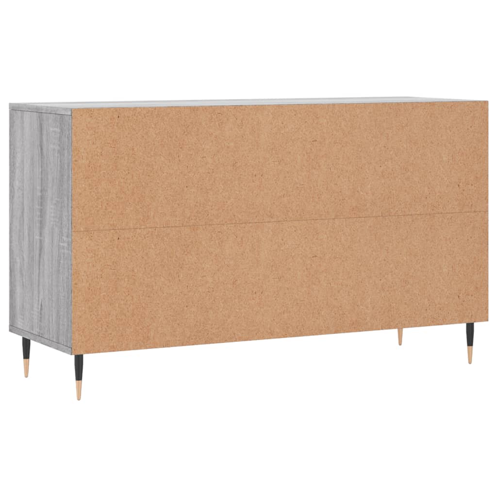 Schuhregal 102X36X60 Cm Holzwerkstoff Grau Sonoma
