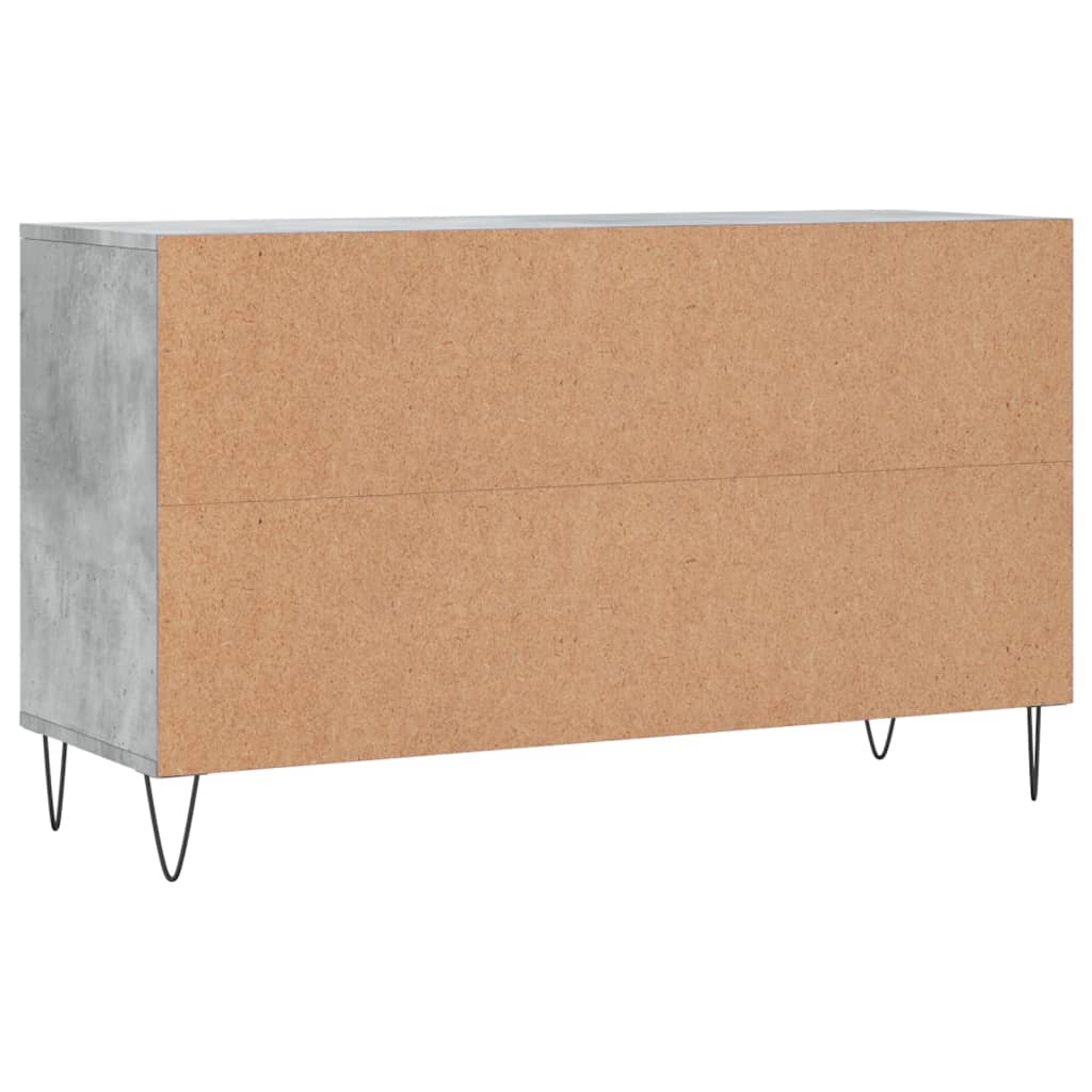 Schuhregal 102X36X60 Cm Holzwerkstoff Betongrau