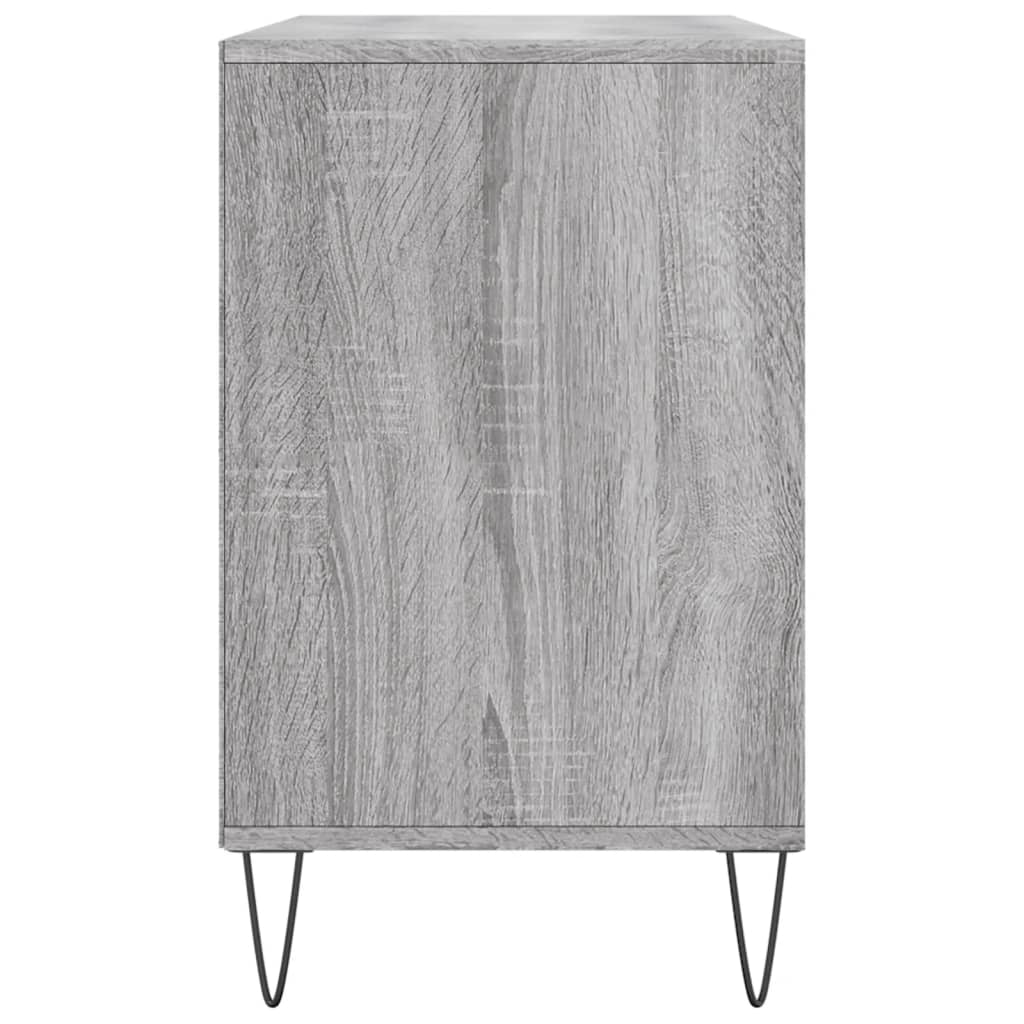 Schuhregal 102X36X60 Cm Holzwerkstoff Grau Sonoma