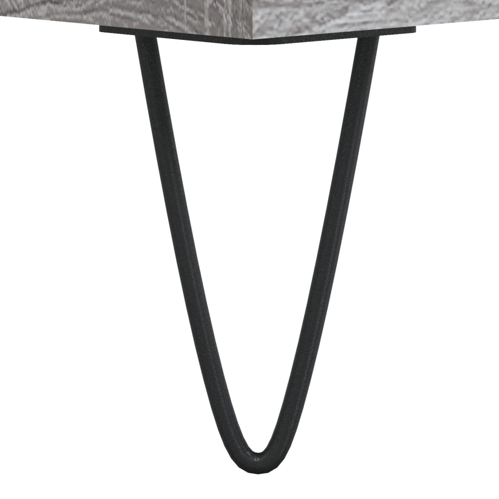 Schuhregal 102X36X60 Cm Holzwerkstoff Grau Sonoma