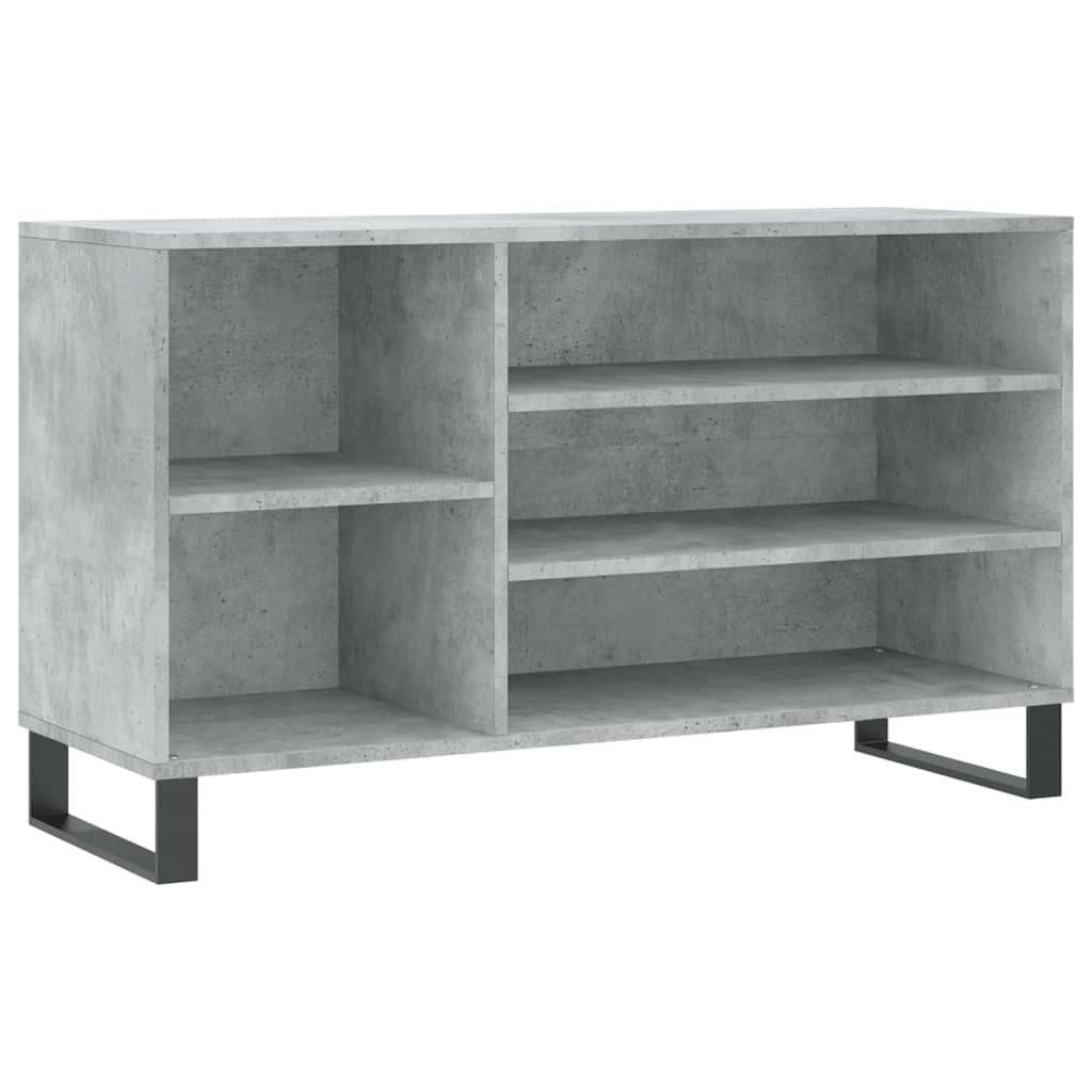 Schuhregal 102X36X60 Cm Holzwerkstoff Betongrau