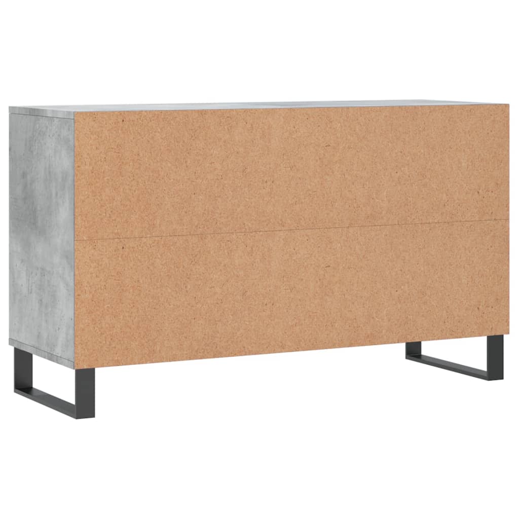 Schuhregal 102X36X60 Cm Holzwerkstoff Betongrau