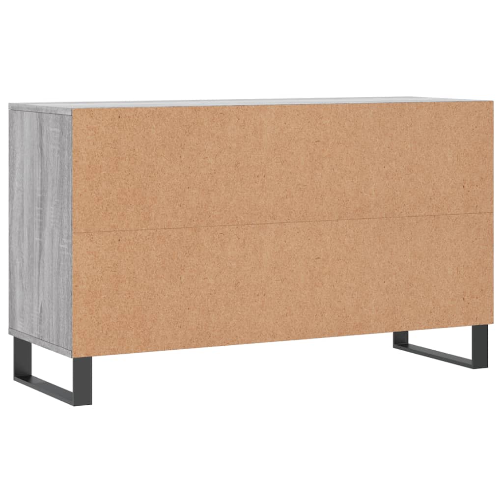 Schuhregal 102X36X60 Cm Holzwerkstoff Grau Sonoma