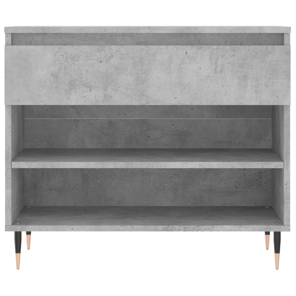 Schuhregal 70X36X60 Cm Holzwerkstoff Betongrau