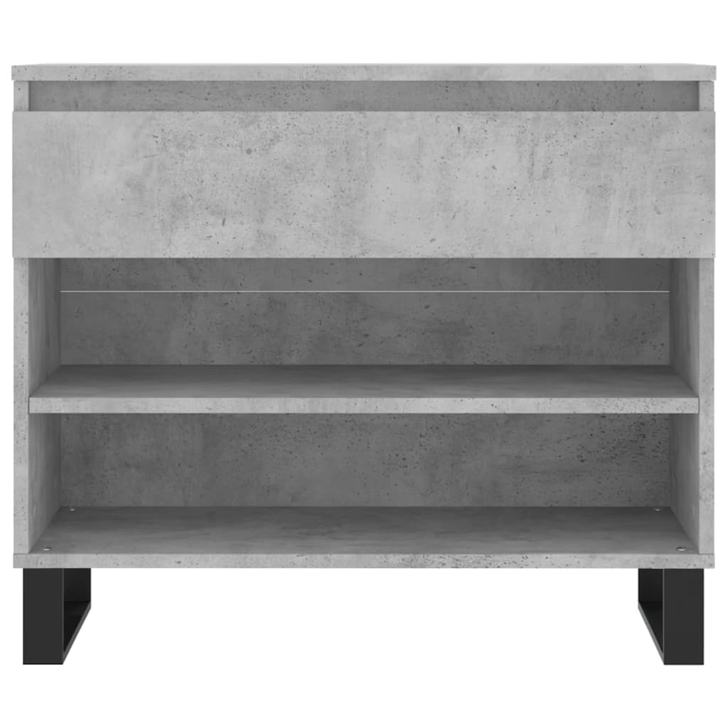 Schuhregal 70X36X60 Cm Holzwerkstoff Betongrau