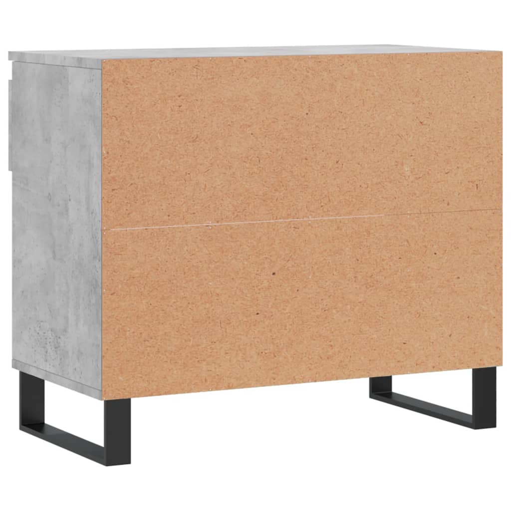 Schuhregal 70X36X60 Cm Holzwerkstoff Betongrau
