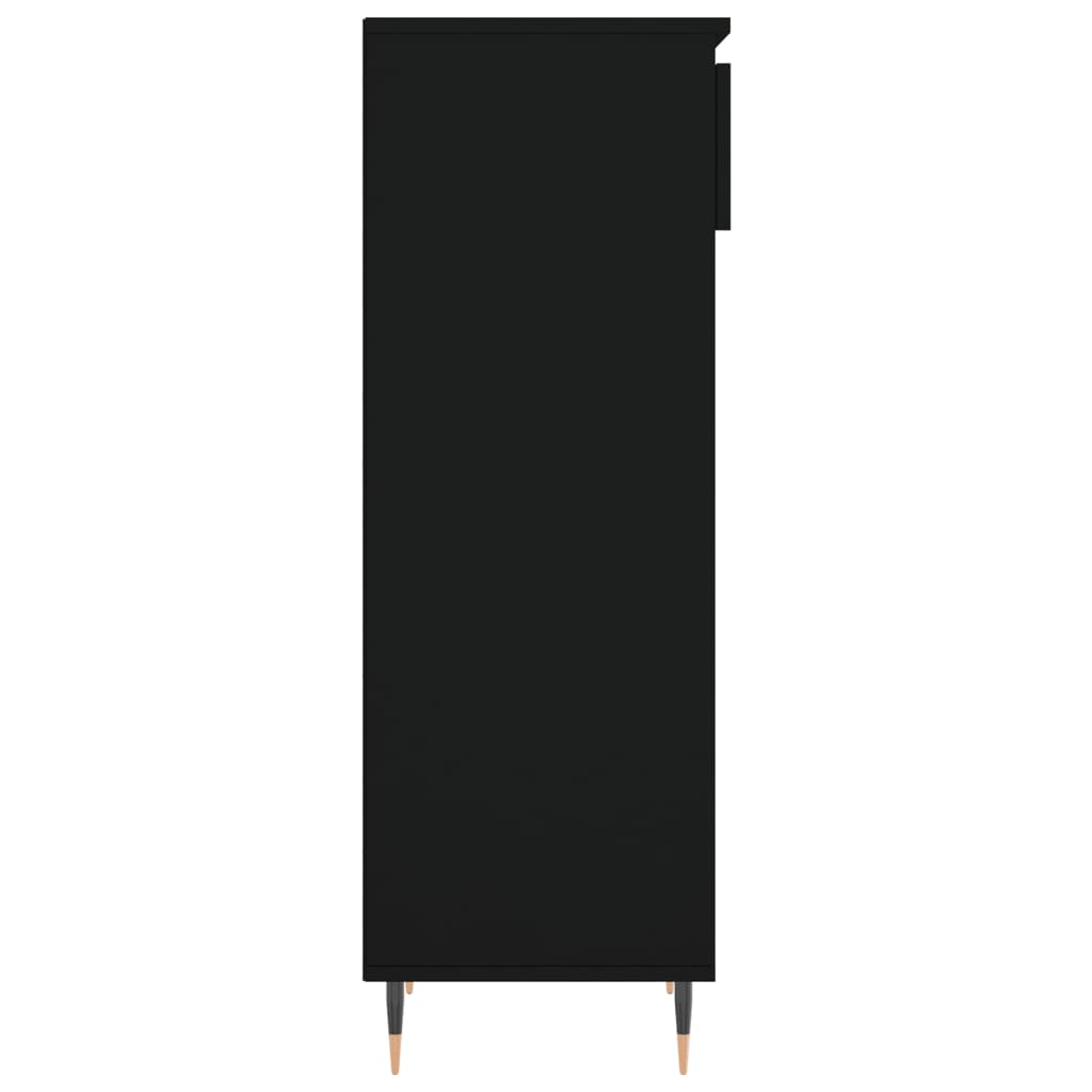 Schuhschrank 40X36X105 Cm Holzwerkstoff Schwarz