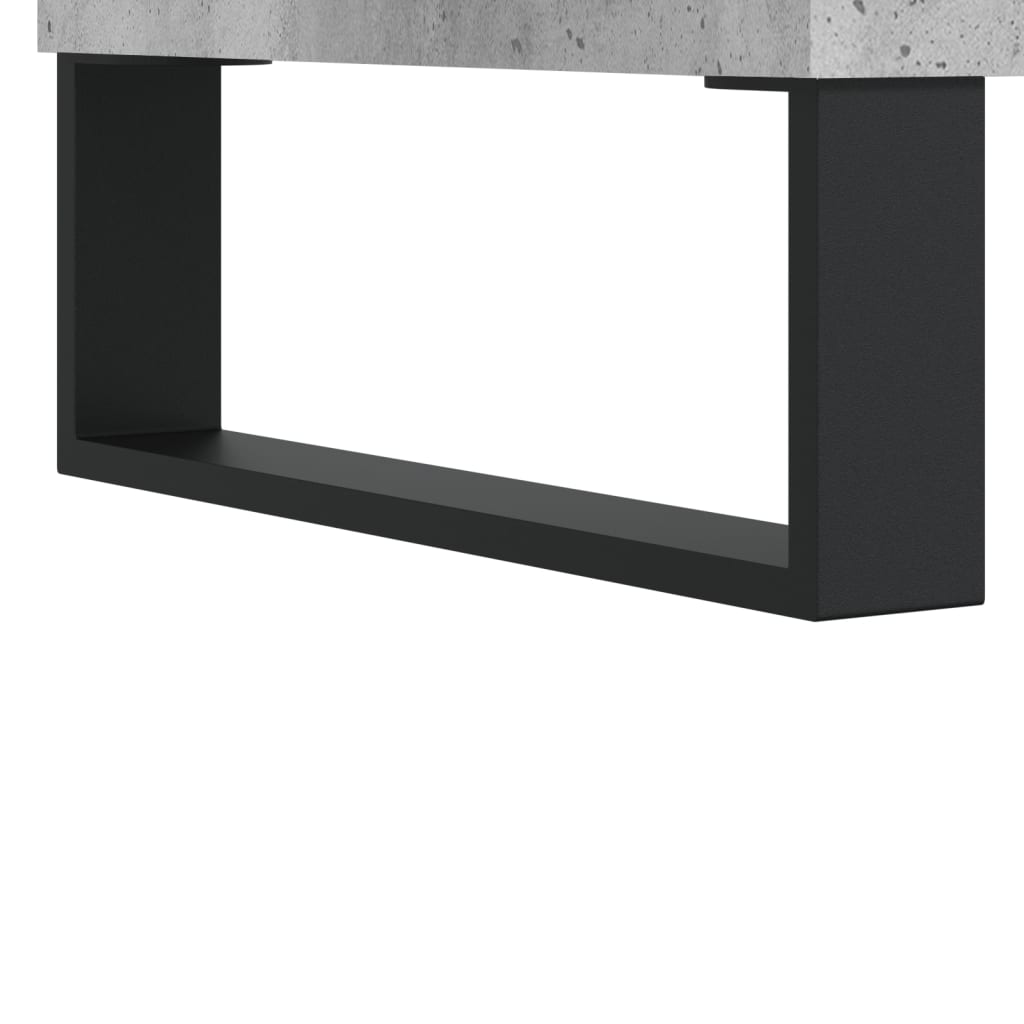 Schuhschrank 40X36X105 Cm Holzwerkstoff Betongrau