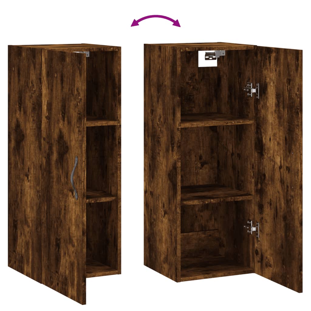 Wandschrank 34,5X34X90 Cm Holzwerkstoff