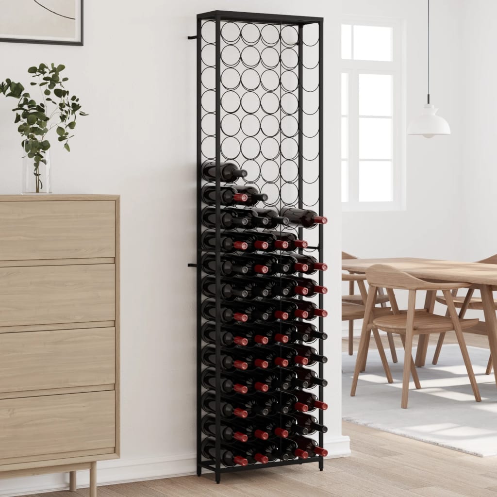 Weinregal Für 9 Flaschen Mit Stielglashalter Metall