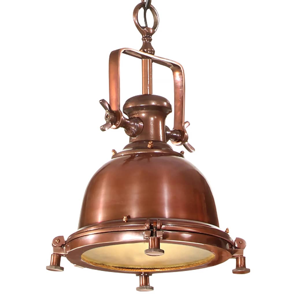 Pendelleuchte Aluminium Kupferrot