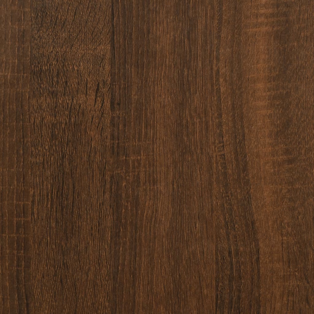 Schuhregal Braun Eichen-Optik 90X30X Holzwerkstoff Braune Eiche