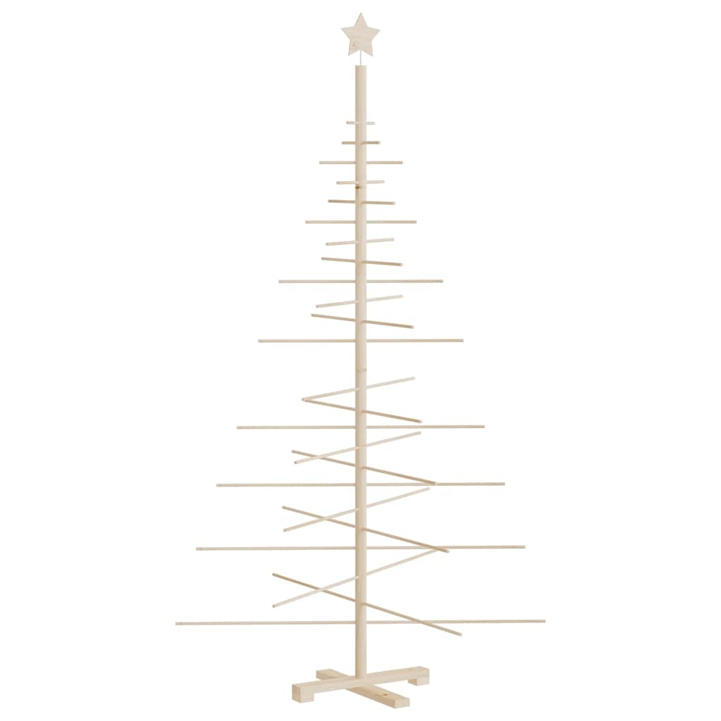 Weihnachtsbaum Holz Zum Schmücken Massivholz Kiefer Natur (Unbehandelt)