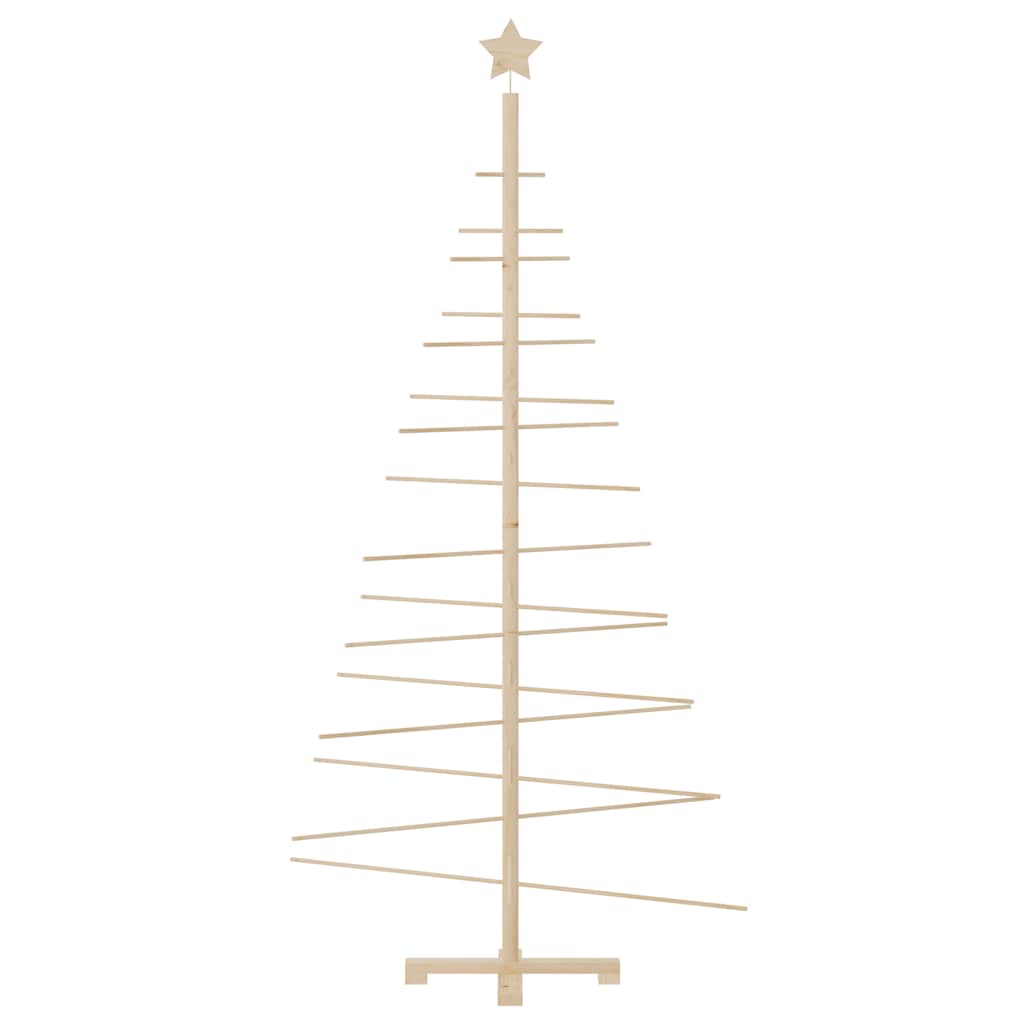 Weihnachtsbaum Holz Zum Schmücken Massivholz Kiefer Natur (Unbehandelt)