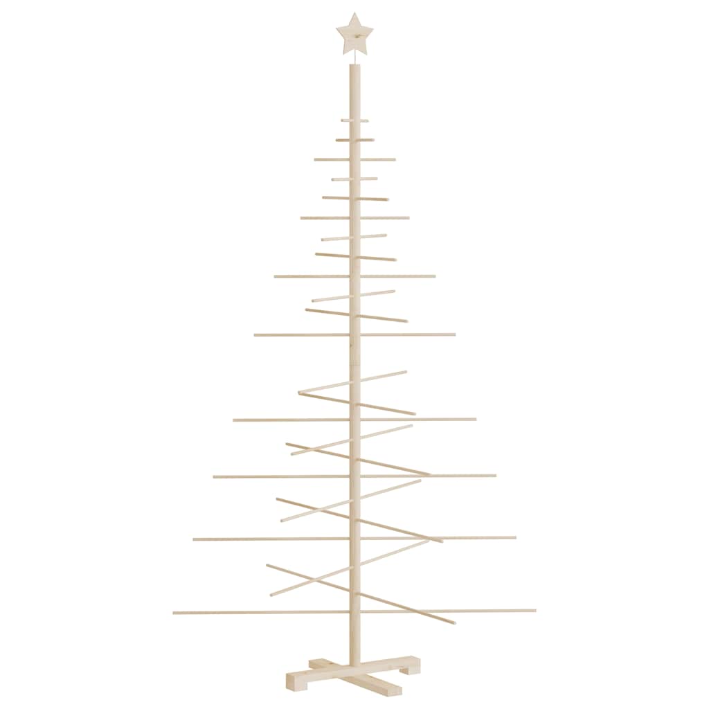 Weihnachtsbaum Holz Zum Schmücken Massivholz Kiefer Natur (Unbehandelt)