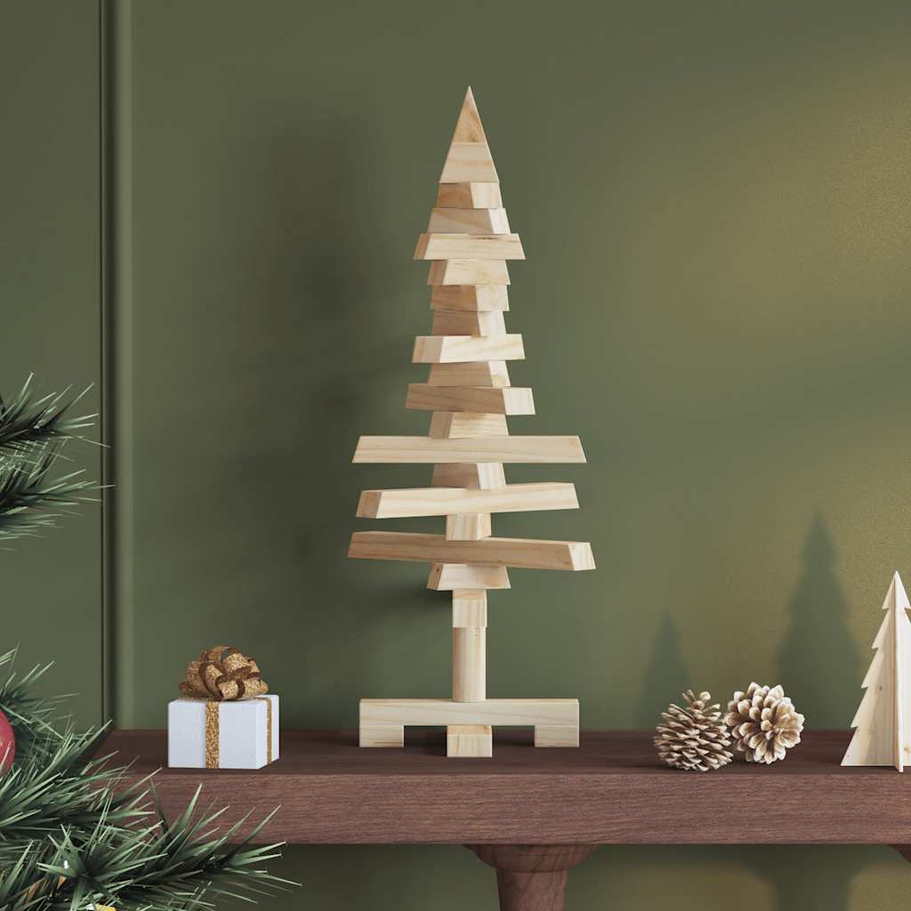 | Holz Weihnachtsbaum | Natürlich Massivholz Kiefer Natur (Unbehandelt)