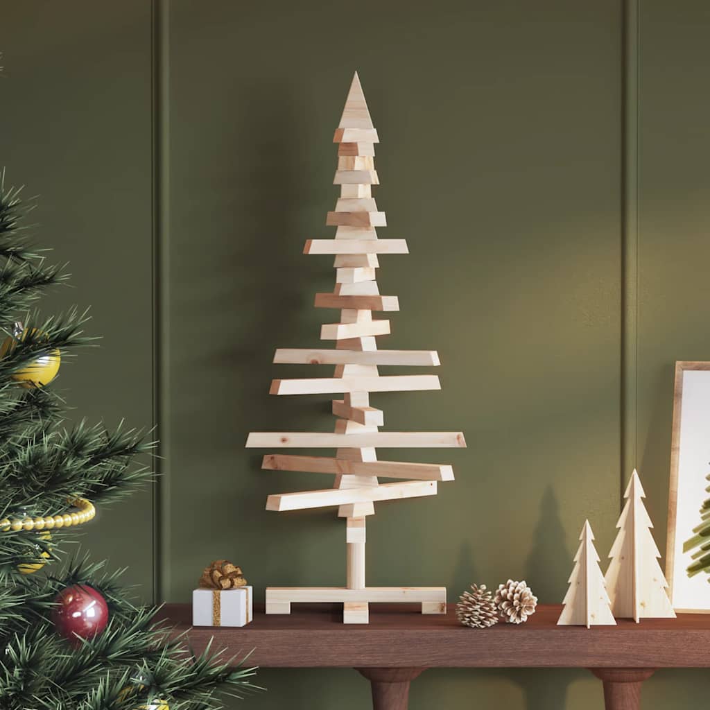 | Holz Weihnachtsbaum | Natürlich Massivholz Kiefer Natur (Unbehandelt)