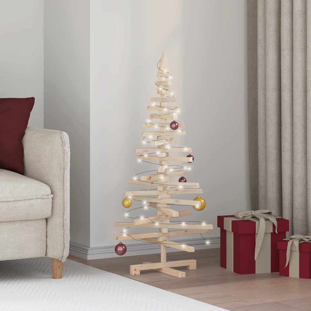 | Holz Weihnachtsbaum | Natürlich Massivholz Kiefer Natur (Unbehandelt)