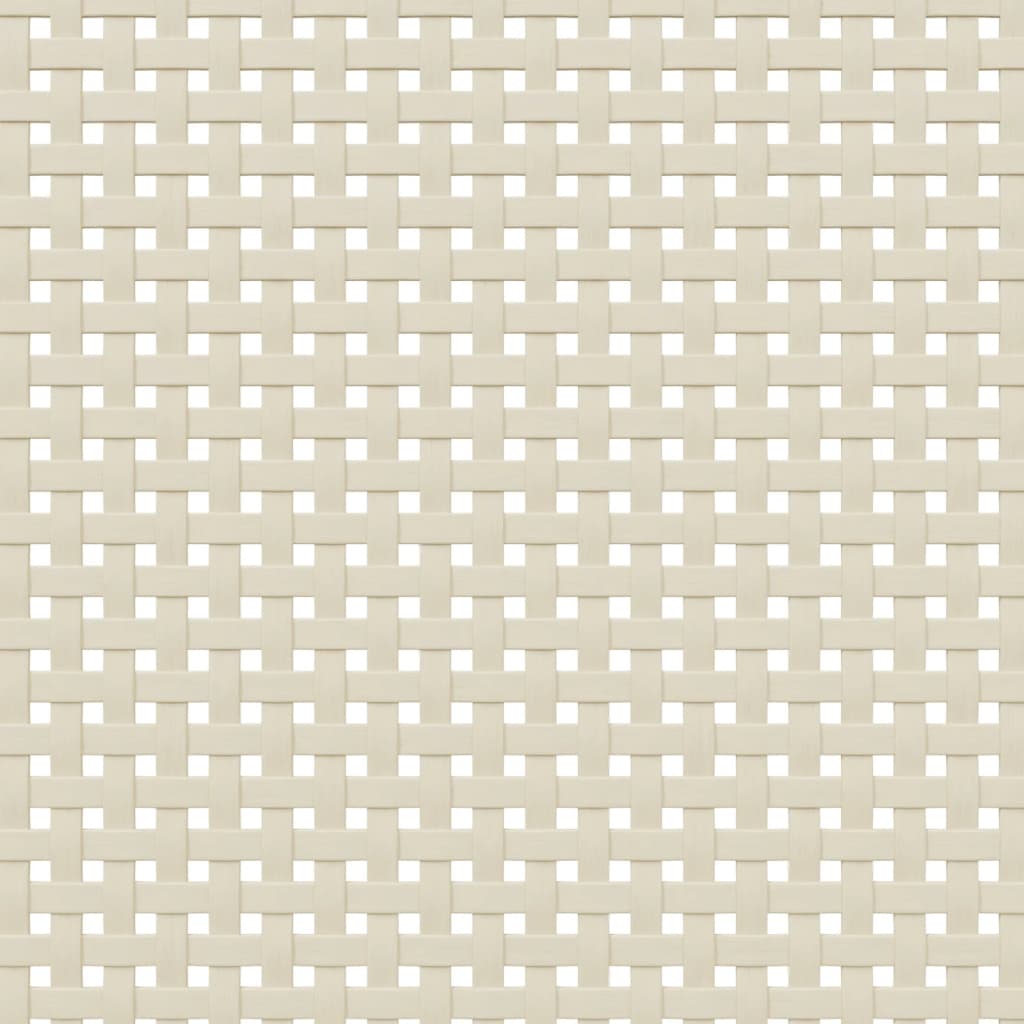 Schuhschrank Senja Rattan-Optik 59,5X35X107Cm Kiefernholz Weiß