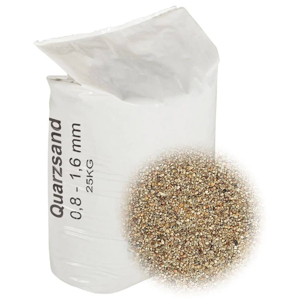 Filtersand 25 Kg 0,4-0,8 Mm