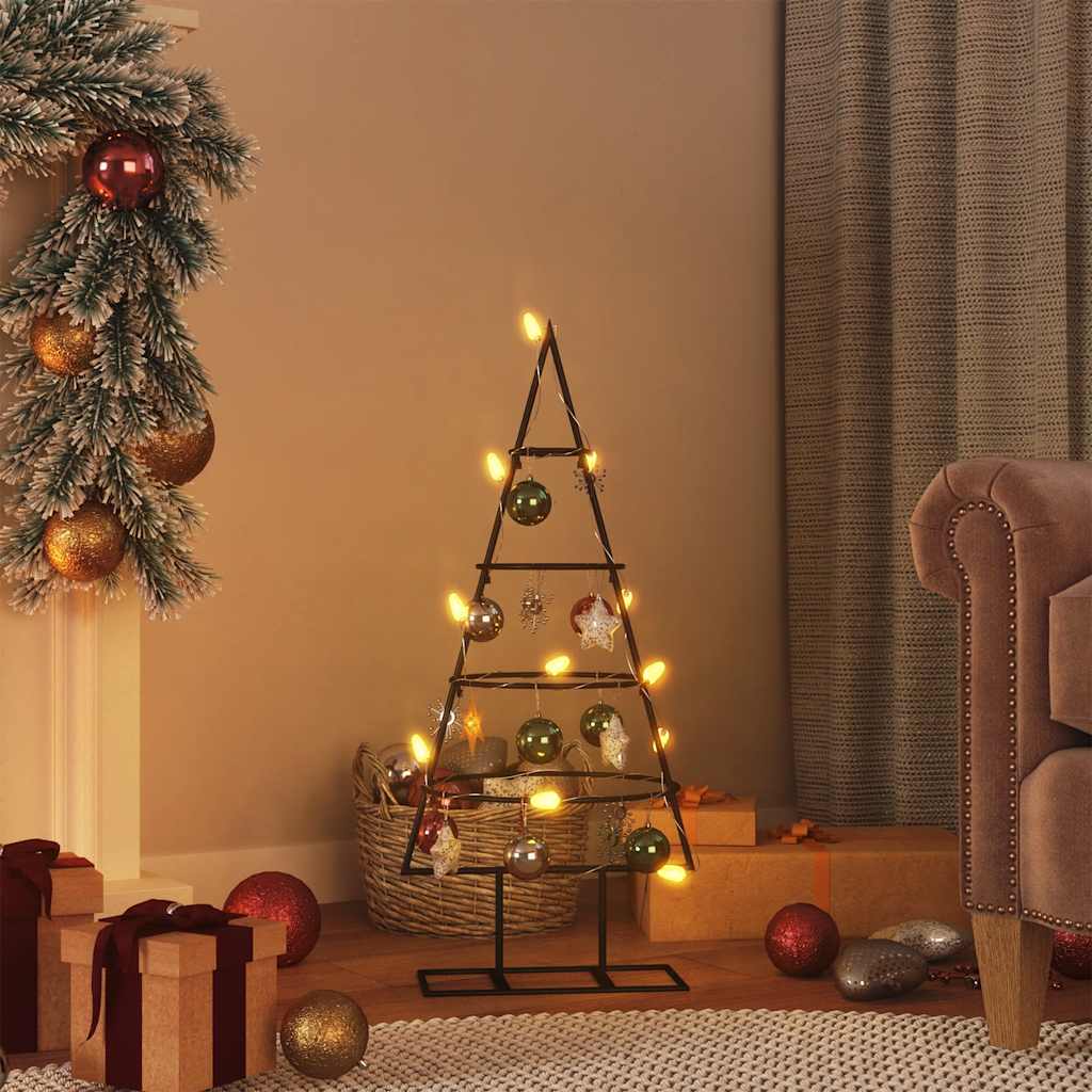 | Metall Weihnachtsbaum | Pulverbeschichteter Stahl Schwarz