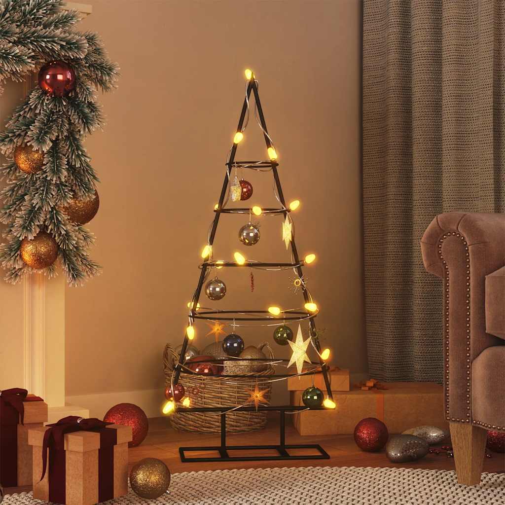 | Metall Weihnachtsbaum | Pulverbeschichteter Stahl Schwarz