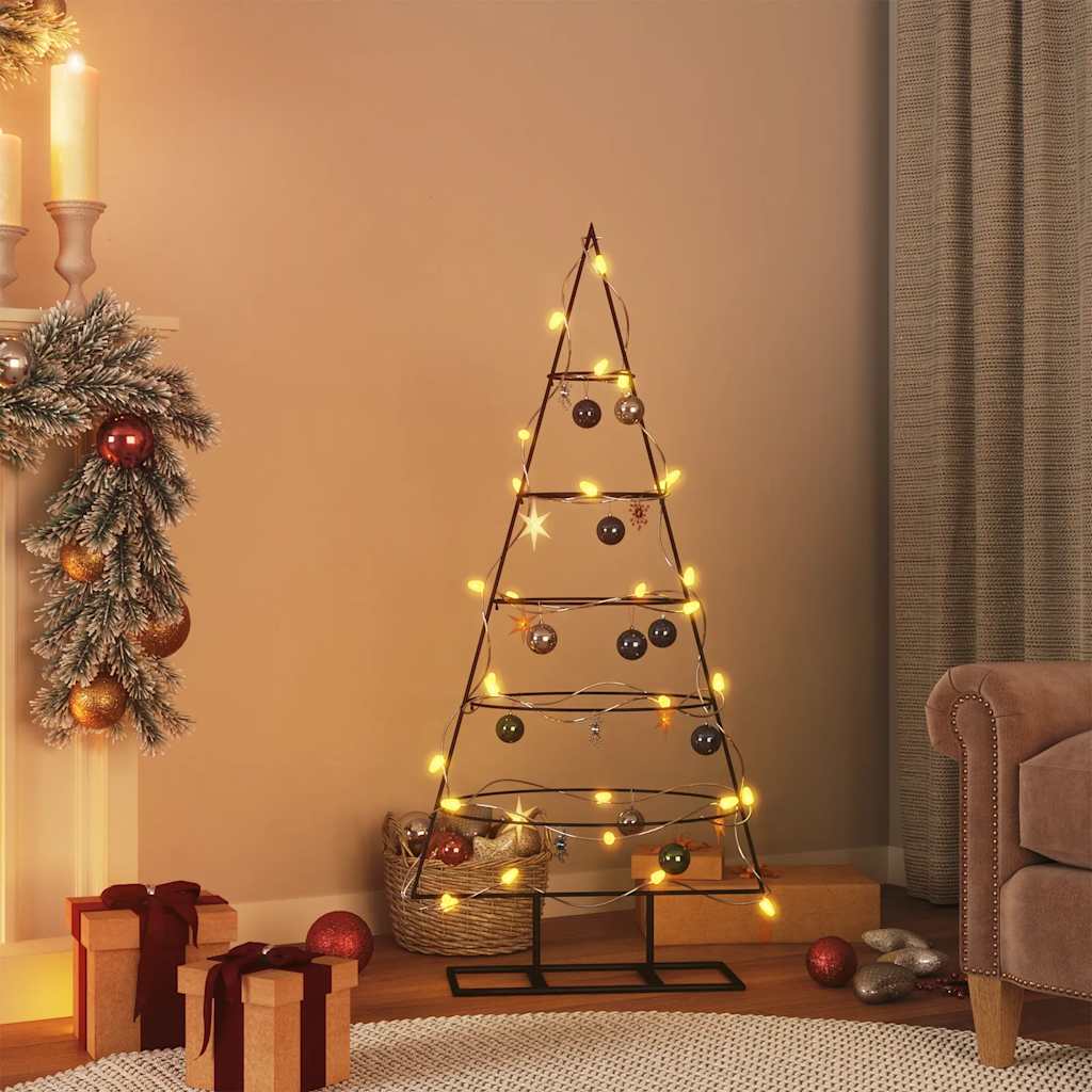 | Metall Weihnachtsbaum | Pulverbeschichteter Stahl Schwarz