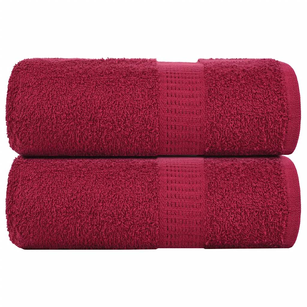 Gästetücher Frogn 2 Stk. Bordeaux 360 G/M² Bordeauxrot