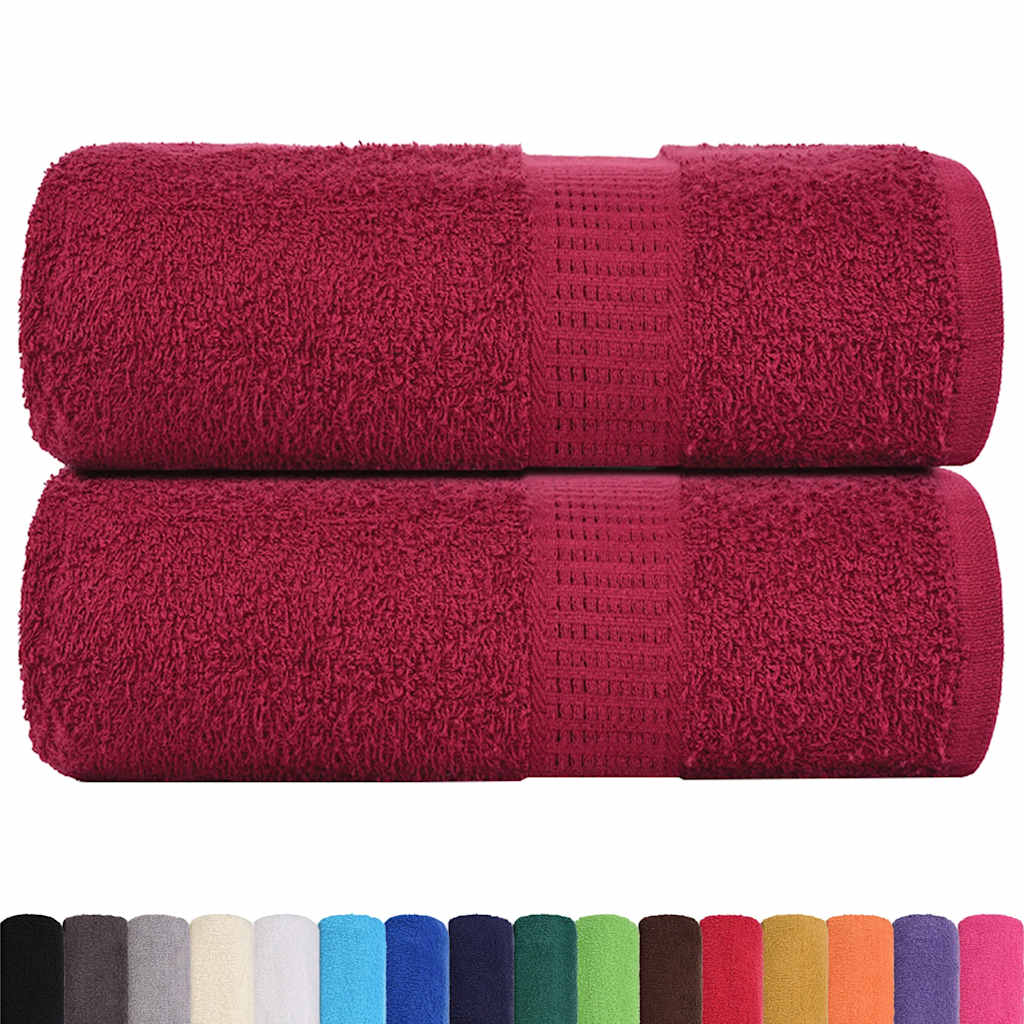 Gästetücher Frogn 2 Stk. Bordeaux 360 G/M² Bordeauxrot