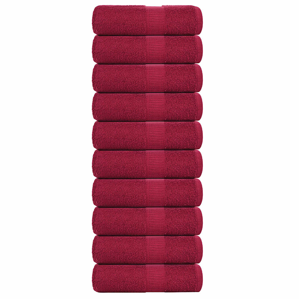 Gästetücher Frogn 2 Stk. Bordeaux 360 G/M² Bordeauxrot