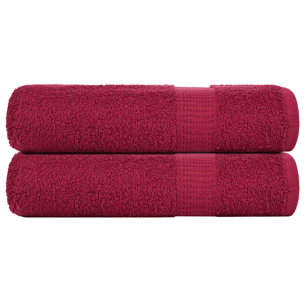 Gästetücher Frogn 2 Stk. Bordeaux 360 G/M² Bordeauxrot
