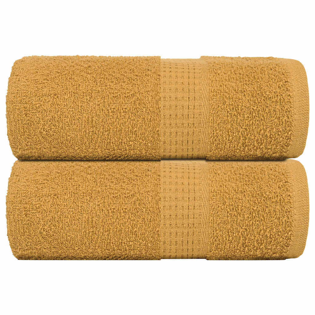 Badetücher Frogn 2 Stk. 360 G/M² Gold