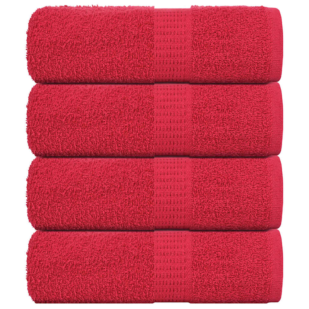 Gästetücher Frogn 4 Stk. 360 G/M² Rot