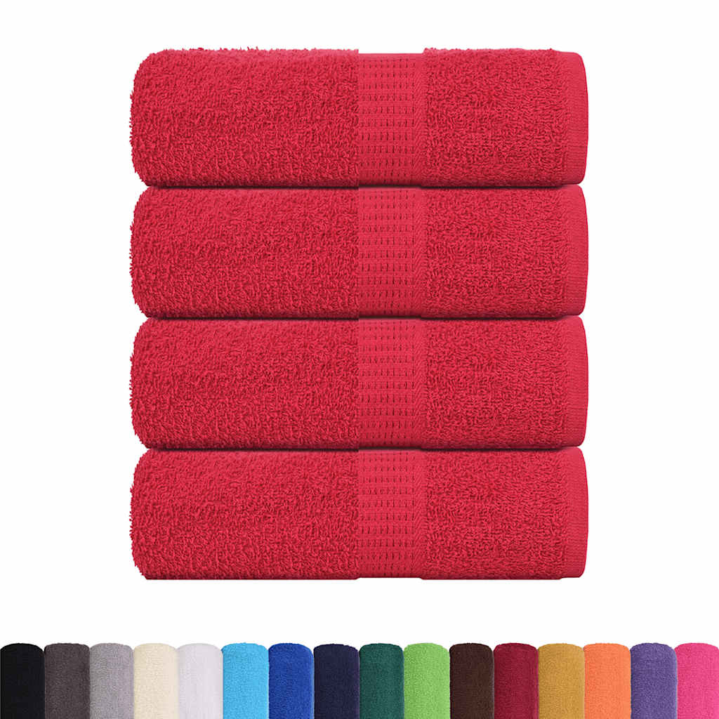 Gästetücher Frogn 4 Stk. 360 G/M² Rot