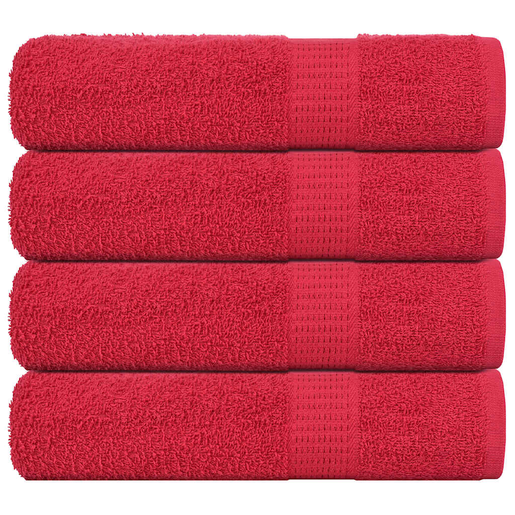 Gästetücher Frogn 4 Stk. 360 G/M² Rot