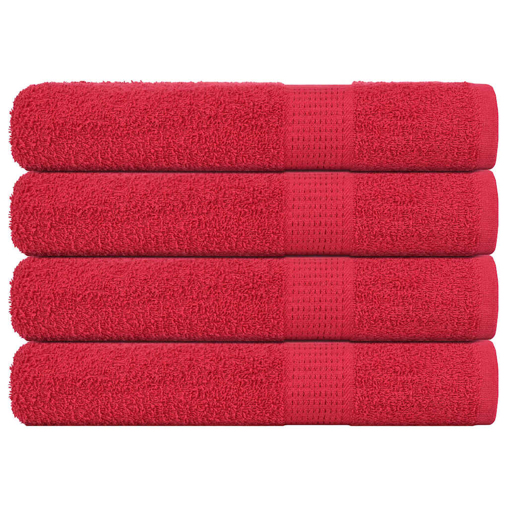 Gästetücher Frogn 4 Stk. 360 G/M² Rot