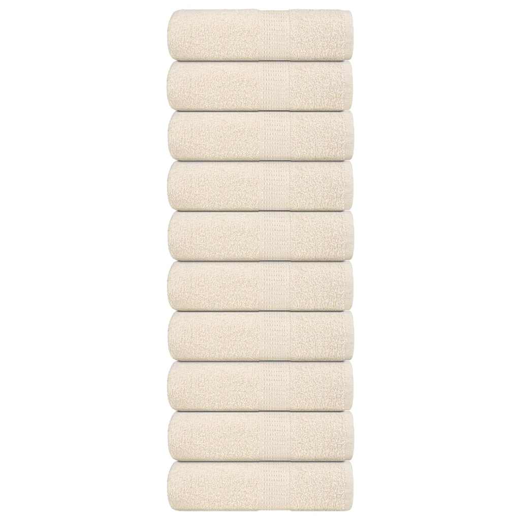 Duschtücher Frogn 10 Stk. 360 G/M² Creme