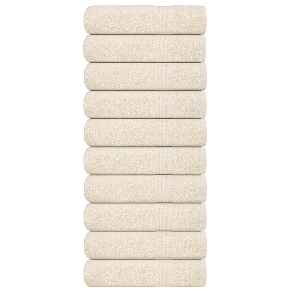 Duschtücher Frogn 10 Stk. 360 G/M² Creme