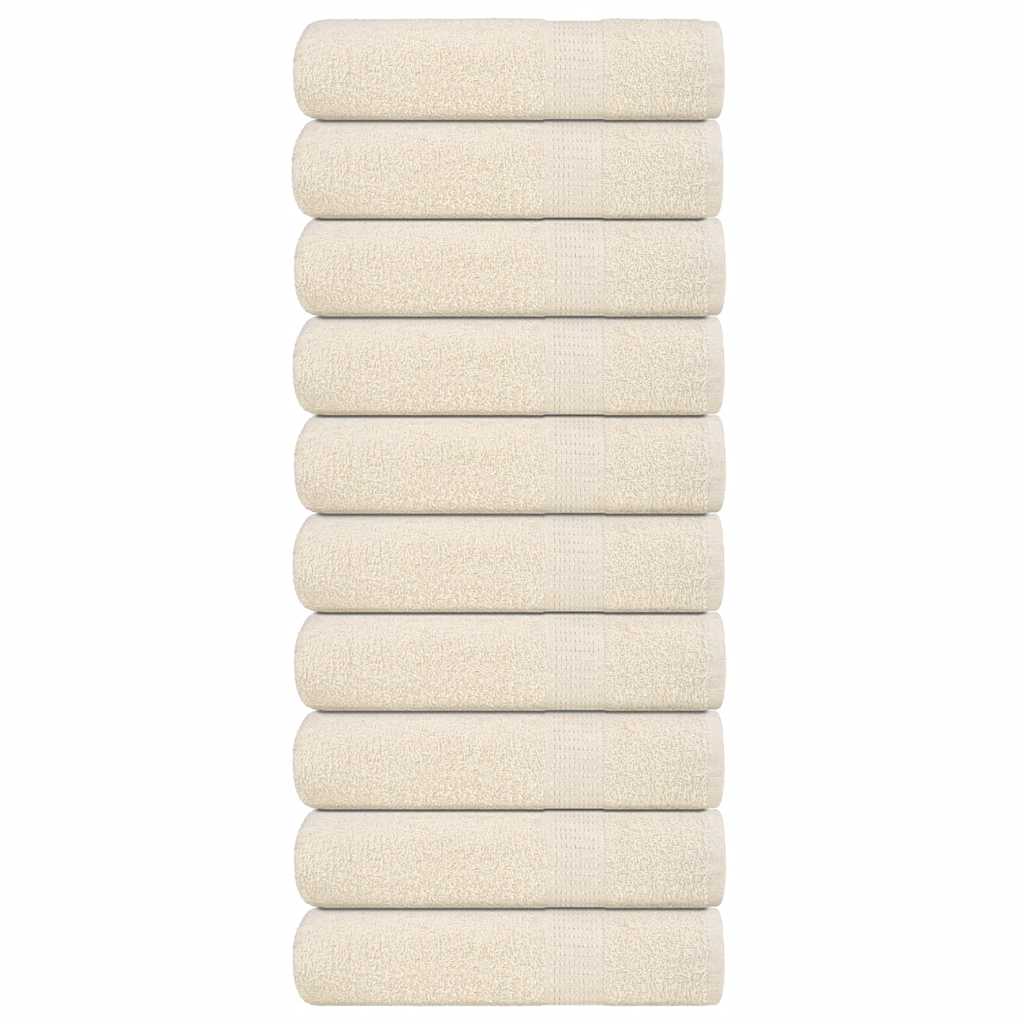 Duschtücher Frogn 10 Stk. 360 G/M² Creme
