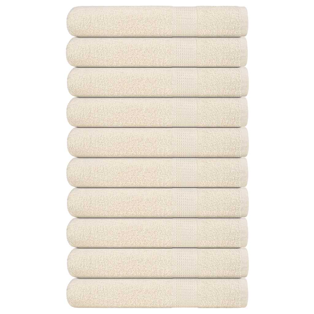 Duschtücher Frogn 10 Stk. 360 G/M² Creme