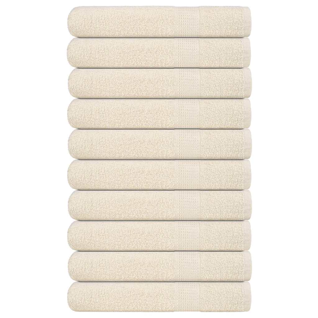 Duschtücher Frogn 10 Stk. 360 G/M² Creme