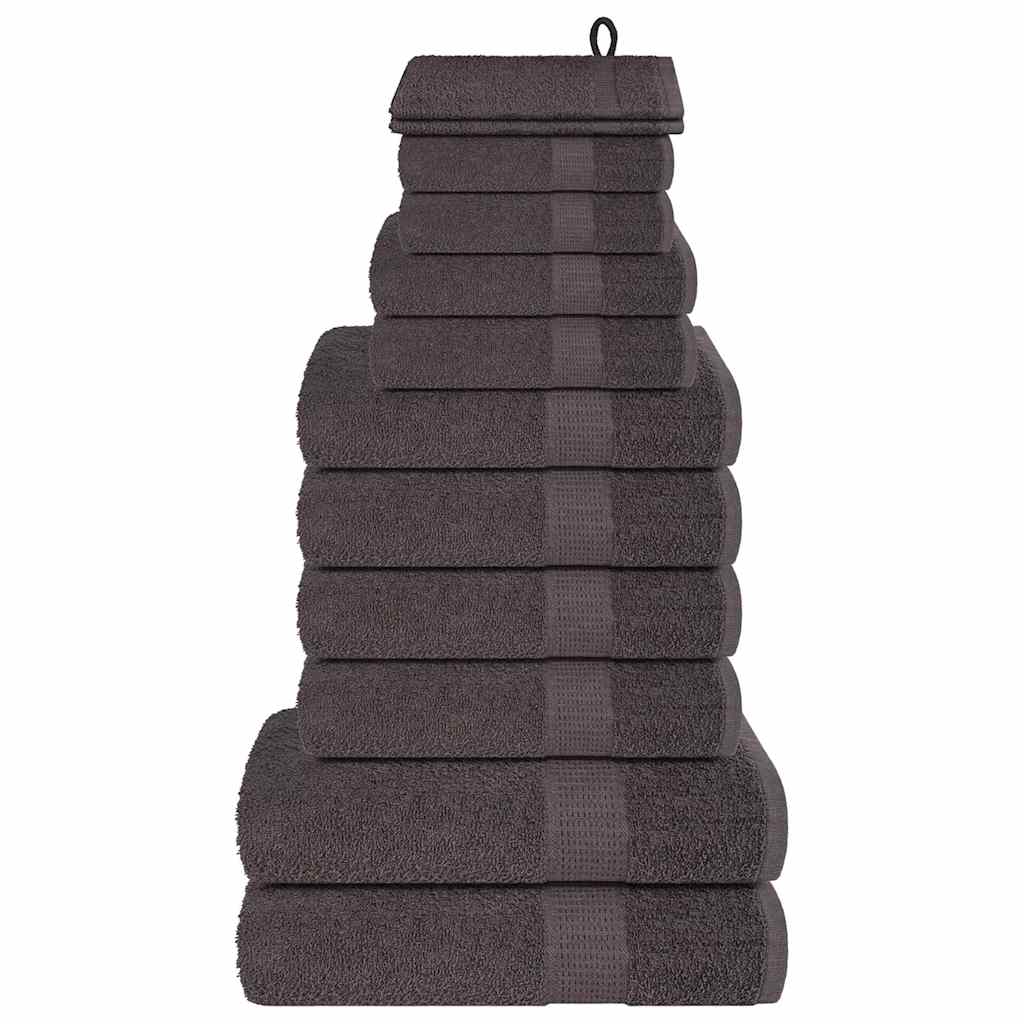 12-Tlg. Handtuch-Set Frogn Bordeaux 360 G/M²