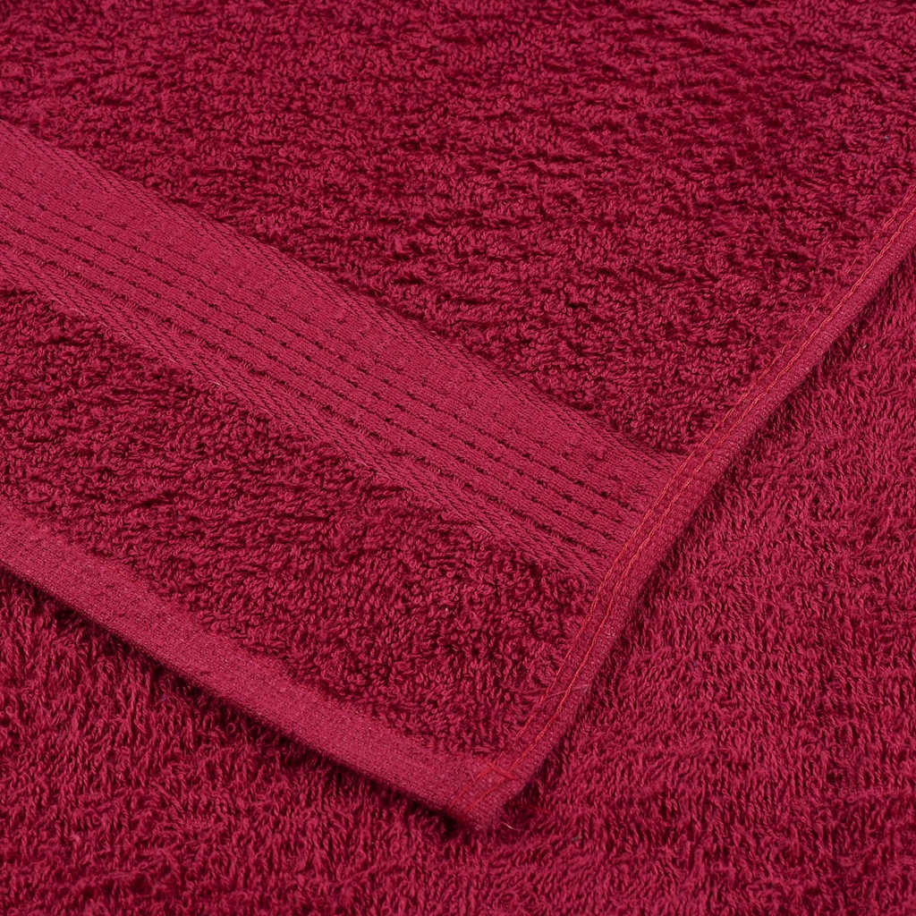 12-Tlg. Handtuch-Set Frogn Bordeaux 360 G/M²